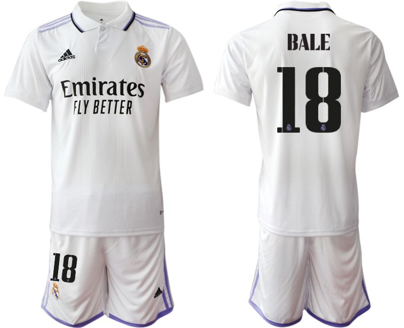 Men 2022-2023 Club Real Madrid home white #18 Soccer Jersey->real madrid jersey->Soccer Club Jersey